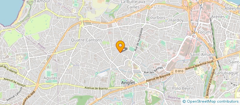 localisation de l'entreprise COMPAGNIE EUROPEENNE DE DISTRIBUTION ET IMPORTATION GENERALE PAR ABREVIATION CEDIG à ANGLET