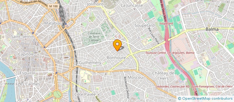 localisation de l'entreprise COMPAGNIE EUROPEENNE DE FINANCES  TOULOUSE