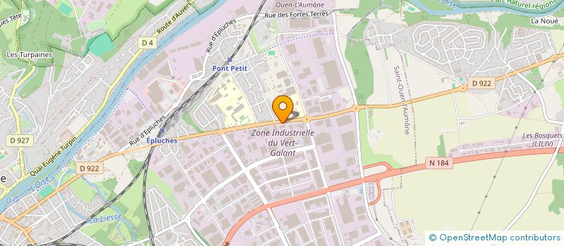 localisation de l'entreprise COMPAGNIE EUROPEENNE DE L'INOX S.A. à SAINT-OUEN-L'AUMONE