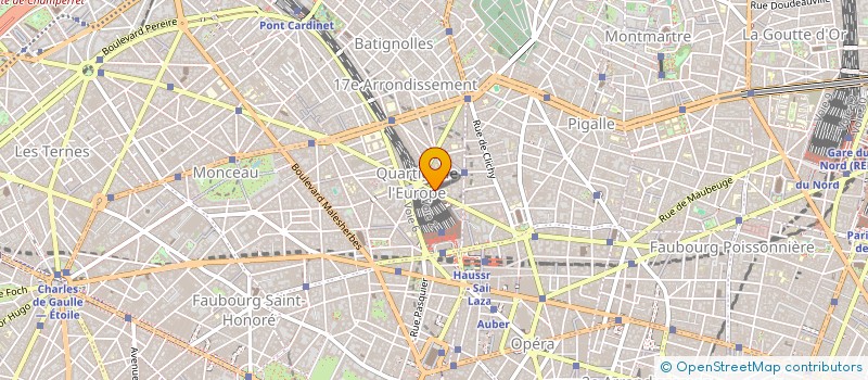 localisation de l'entreprise COMPAGNIE EUROPEENNE DE LOCATION à PARIS