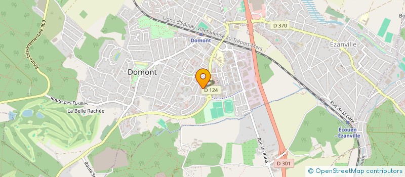 localisation de l'entreprise COMPAGNIE EUROPEENNE DE MACHINES OUTILS ET DE PRESSES CEMOP à DOMONT