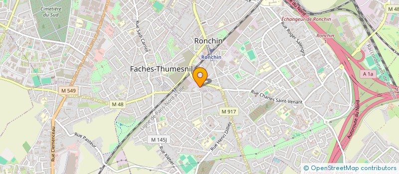localisation de l'entreprise COMPAGNIE EUROPEENNE DE NEGOCE à FACHES-THUMESNIL