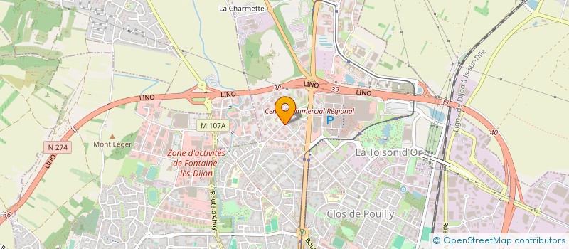 localisation de l'entreprise COMPAGNIE EUROPEENNE DE VIDEO PRODUCTION à DIJON