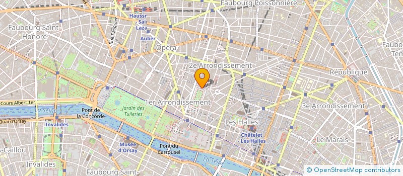 localisation de l'entreprise COMPAGNIE EUROPEENNE DES BAINS à PARIS