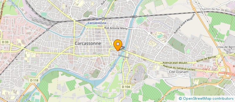 localisation de l'entreprise COMPAGNIE EUROPEENNE DES CAFES à CARCASSONNE