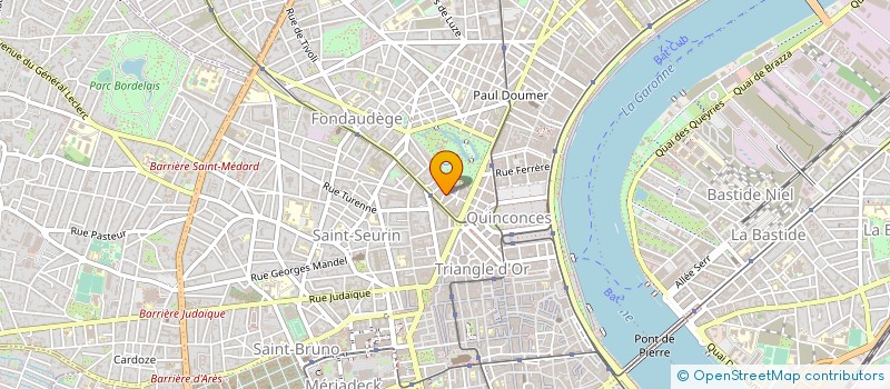 localisation de l'entreprise COMPAGNIE EUROPEENNE DES VINS, RIVIERE ET ASSOCIES  BORDEAUX