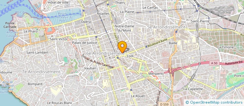 localisation de l'entreprise COMPAGNIE EUROPEENNE DISTRIBUTION à MARSEILLE
