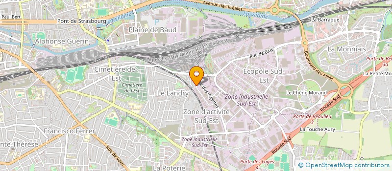 localisation de l'entreprise COMPAGNIE EUROPEENNE DISTRIBUTION à RENNES