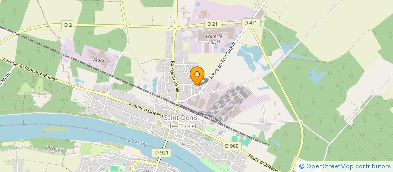 localisation de l'entreprise COMPAGNIE EUROPEENNE EMBALLAGES à SAINT-DENIS-DE-L'HOTEL