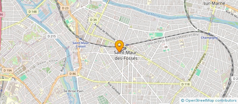 localisation de l'entreprise COMPAGNIE EUROPEENNE PROSPECTIV EXPERTIV  SAINT-MAUR-DES-FOSSES