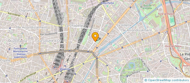 localisation de l'entreprise COMPAGNIE EVEIL DE L'ACTEUR  PARIS