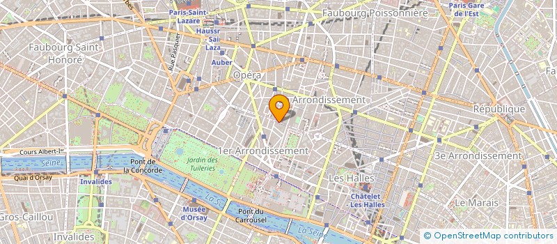 localisation de l'entreprise COMPAGNIE EXPLOITATION BAR ET RESTAURANT  PARIS