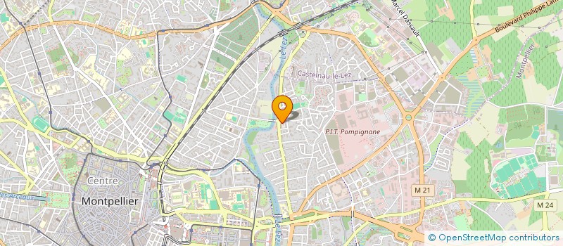 localisation de l'entreprise COMPAGNIE EXSANGUE à MONTPELLIER