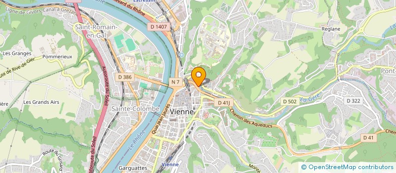 localisation de l'entreprise COMPAGNIE EXTRA MUROS  VIENNE