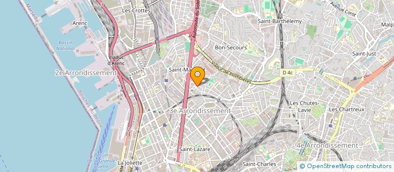 localisation de l'entreprise COMPAGNIE EXTRAPONTIN à MARSEILLE
