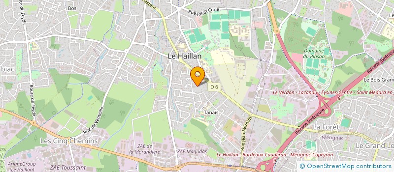 localisation de l'entreprise COMPAGNIE FABRE / SENOU KWABO  LE HAILLAN