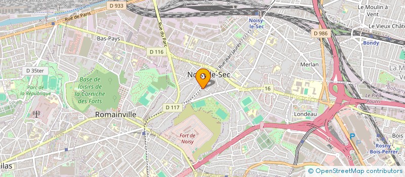 localisation de l'entreprise COMPAGNIE FABRICANT MUSIQUE RUE à NOISY-LE-SEC
