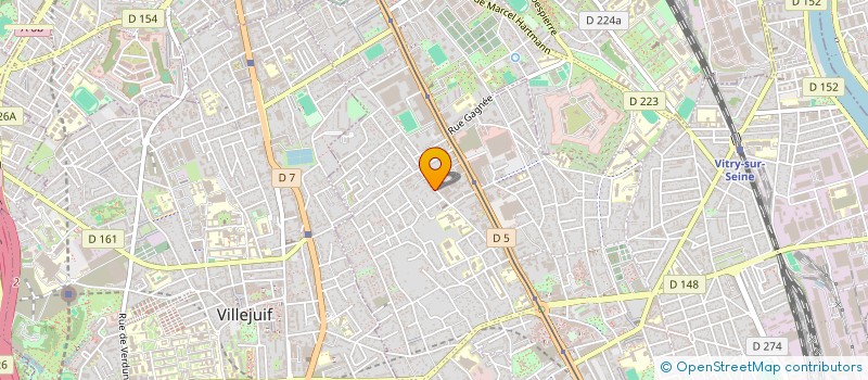 localisation de l'entreprise COMPAGNIE FAILLE APPARENTE à VITRY-SUR-SEINE