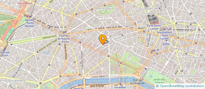 localisation de l'entreprise COMPAGNIE FAMILIALE WENDEL  PARIS