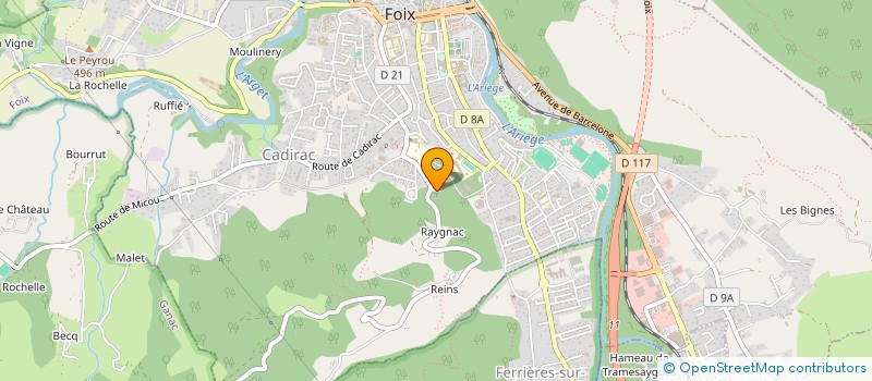 localisation de l'entreprise COMPAGNIE FARFELOUP à VARILHES
