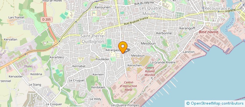 localisation de l'entreprise COMPAGNIE FARRAGO à BREST