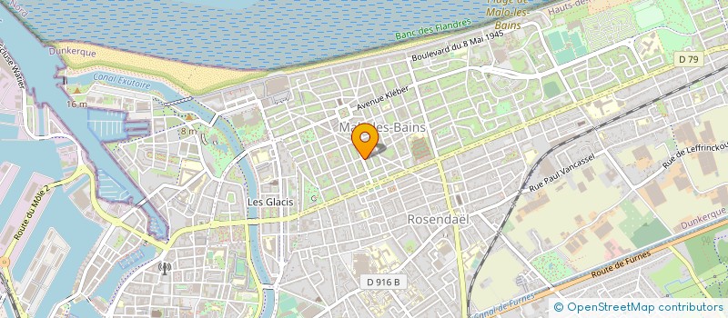 localisation de l'entreprise COMPAGNIE FIDUCIAIRE COMPTABLE DU NORD à DUNKERQUE