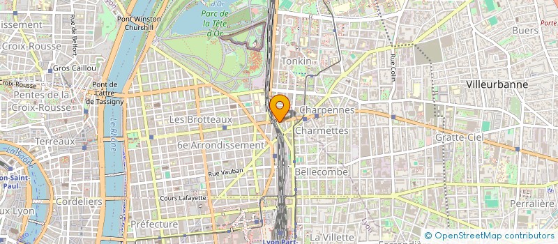 localisation de l'entreprise COMPAGNIE FIDUCIAIRE LYONNAISE D'EXPERTISE COMPTABLE à LYON