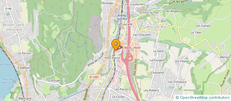 localisation de l'entreprise COMPAGNIE FIDUCIAIRE SAVOIE-LEMAN  GRESY-SUR-AIX