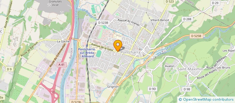 localisation de l'entreprise COMPAGNIE FIDUCIAIRE SUD EST à PONTCHARRA