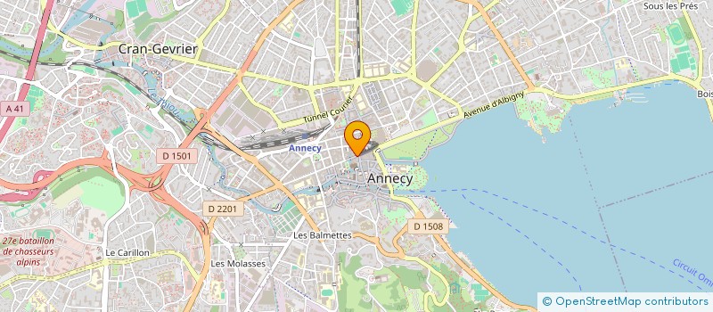 localisation de l'entreprise COMPAGNIE FIGURE à ANNECY
