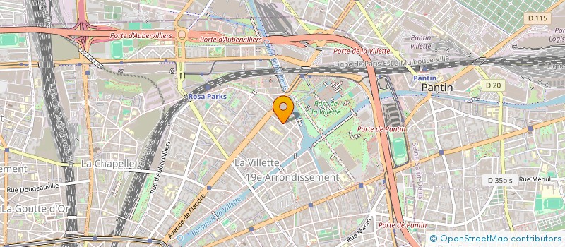 localisation de l'entreprise COMPAGNIE FILIGRANE  PARIS