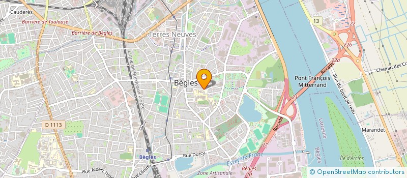 localisation de l'entreprise COMPAGNIE FILLES DE LA CHARITE à BEGLES