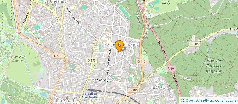 localisation de l'entreprise COMPAGNIE FINANCIERE CECILE BLAVET à VERSAILLES