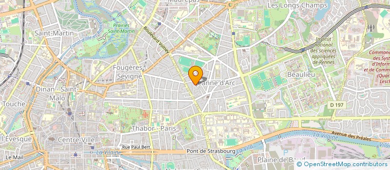 localisation de l'entreprise COMPAGNIE FINANCIERE DE CATANIA  RENNES