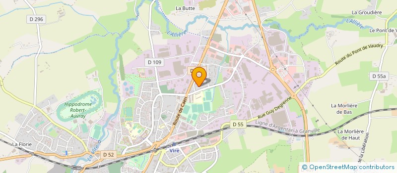 localisation de l'entreprise COMPAGNIE FINANCIERE DE FABRICATION à VIRE-NORMANDIE