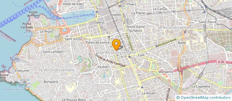 localisation de l'entreprise COMPAGNIE FINANCIERE DE GESTION à MARSEILLE