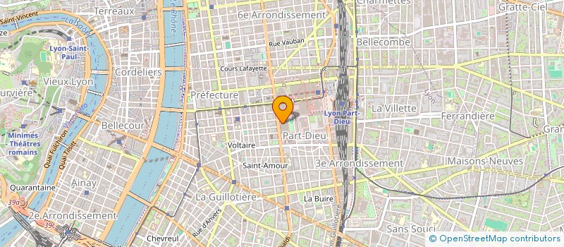 localisation de l'entreprise COMPAGNIE FINANCIERE DE GESTION PRIVEE à LYON
