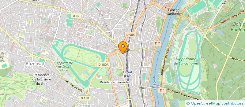 localisation de l'entreprise COMPAGNIE FINANCIERE DE JORD à SAINT-CLOUD
