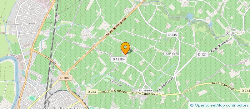 localisation de l'entreprise COMPAGNIE FINANCIERE DES GRANDS VINS DE TOKAJ SA à POMEROL