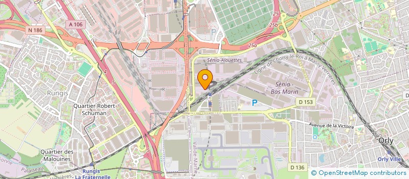 localisation de l'entreprise COMPAGNIE FINANCIERE DES JUS  THIAIS