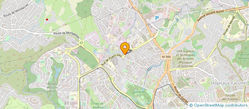 localisation de l'entreprise COMPAGNIE FINANCIERE DES RESEAUX à MONTPELLIER