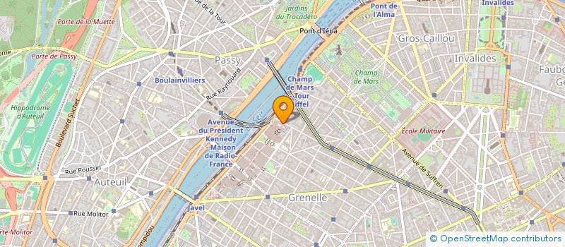 localisation de l'entreprise COMPAGNIE FINANCIERE DU BLAVET à PARIS