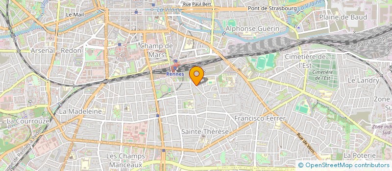 localisation de l'entreprise COMPAGNIE FINANCIERE DU DANUBE  RENNES