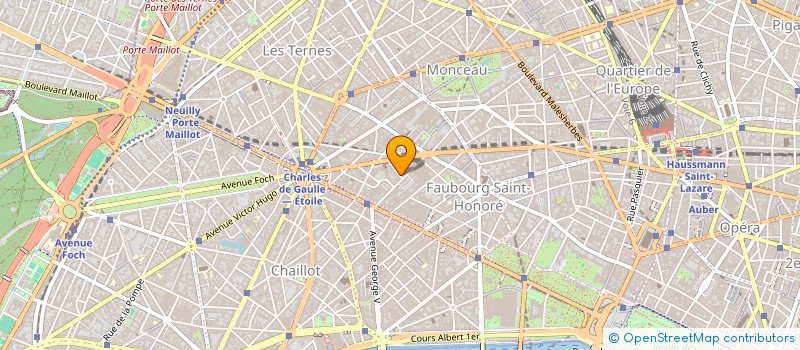 localisation de l'entreprise COMPAGNIE FINANCIERE DU GOLF à PARIS
