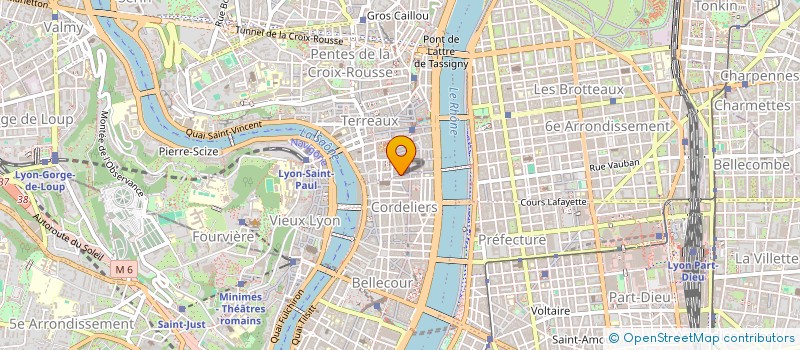 localisation de l'entreprise COMPAGNIE FINANCIERE DU LOTHAR à LYON