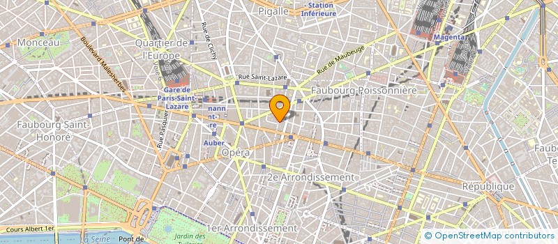 localisation de l'entreprise COMPAGNIE FINANCIERE DU TEXTIL à PARIS
