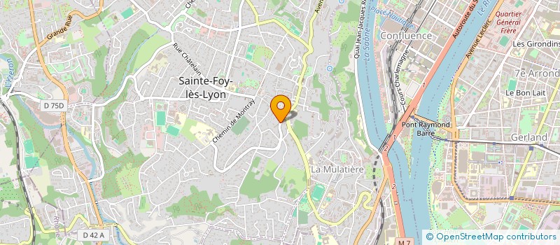 localisation de l'entreprise COMPAGNIE FINANCIERE ELHAIK PAR ABREVIATION CFE  SAINTE-FOY-LES-LYON