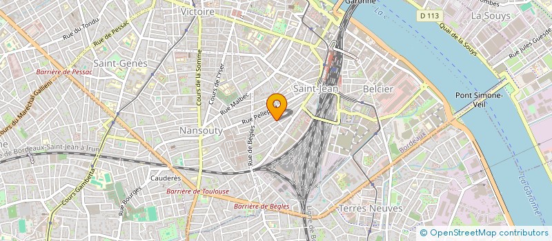 localisation de l'entreprise COMPAGNIE FINANCIERE ET RATIONNELLE à BORDEAUX