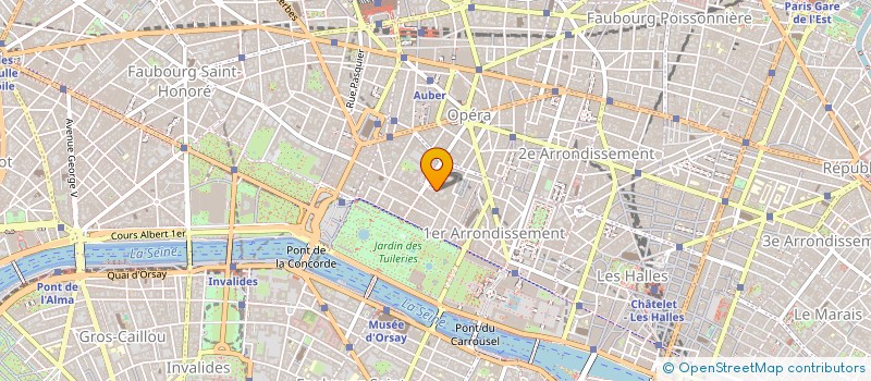 localisation de l'entreprise COMPAGNIE FINANCIERE EUREKO SA à PARIS