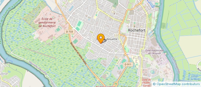 localisation de l'entreprise COMPAGNIE FINANCIERE GIAMBIASI à ROCHEFORT